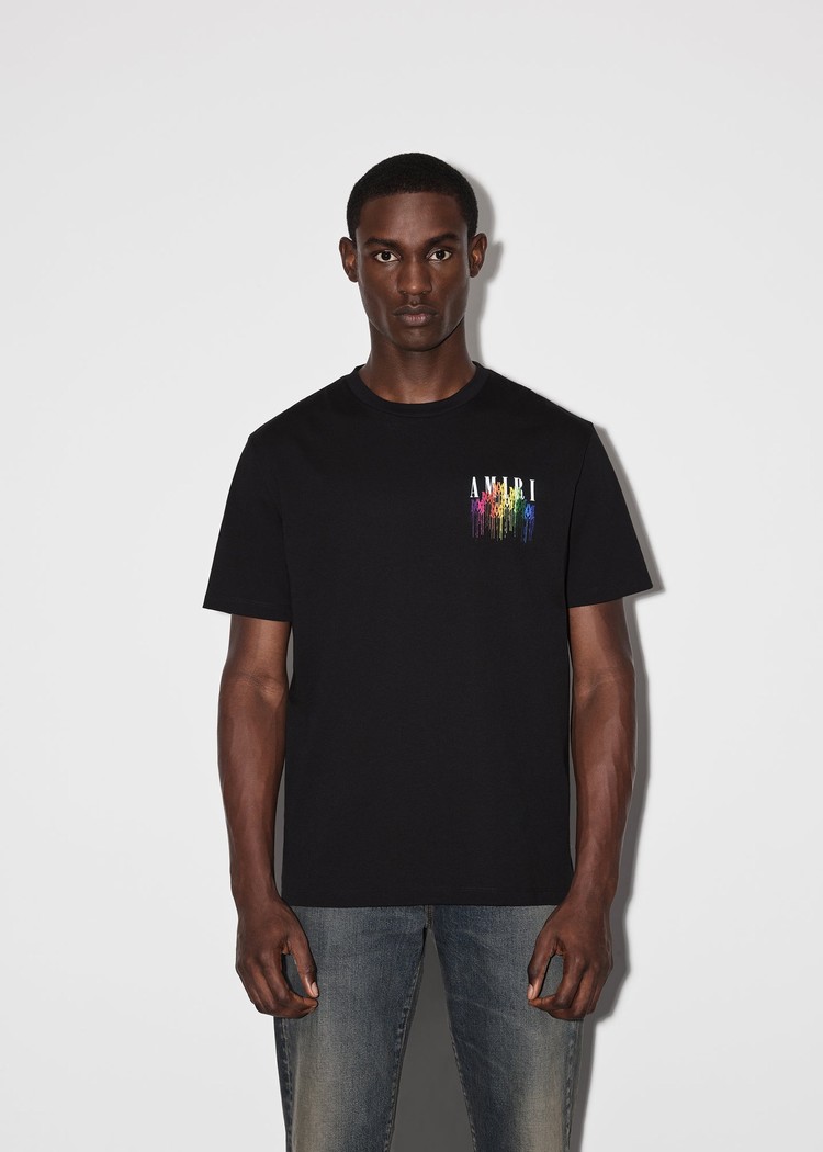 T Shirts Amiri M.A. Drip Collage   | BJI-8274436