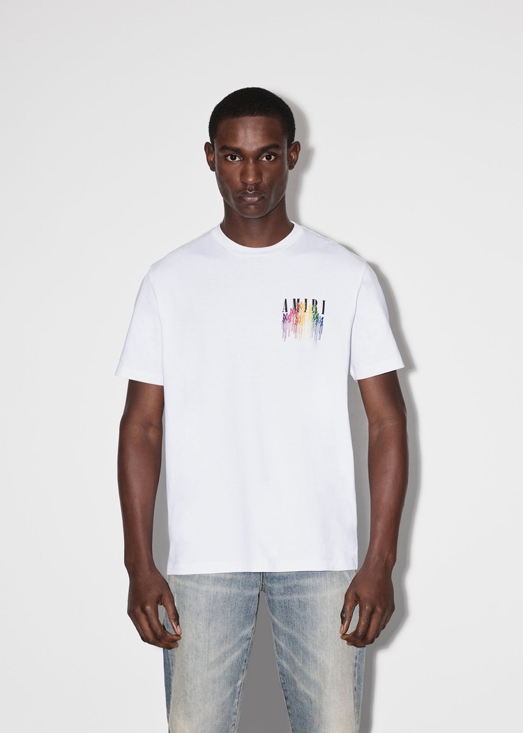 T Shirts Amiri M.A. Drip Collage Military Femme | KQM-6721529