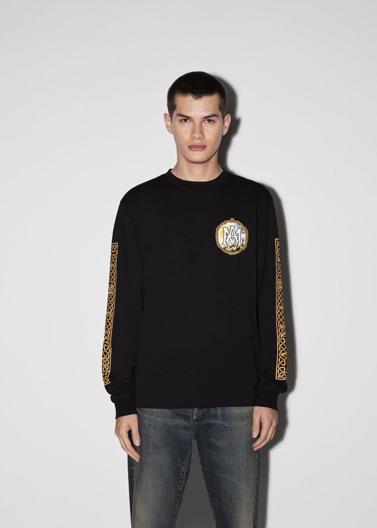 T Shirts Amiri Alchemy Frame Long Sleeve   | YLF-3192706