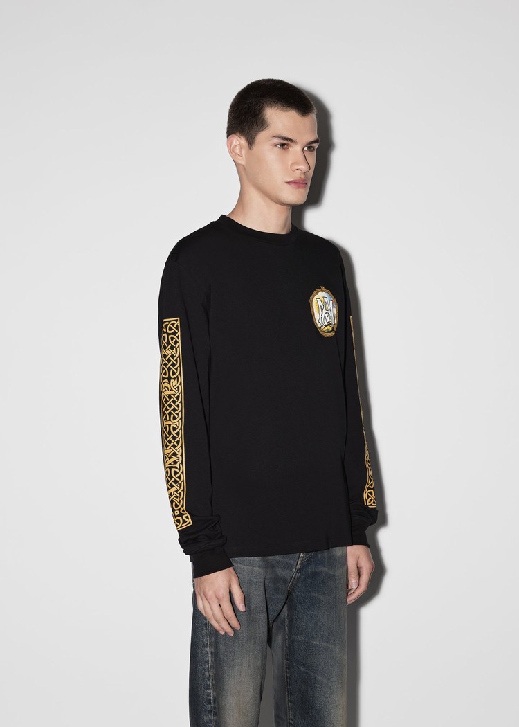 T Shirts Amiri Alchemy Frame Long Sleeve   | YLF-3192706