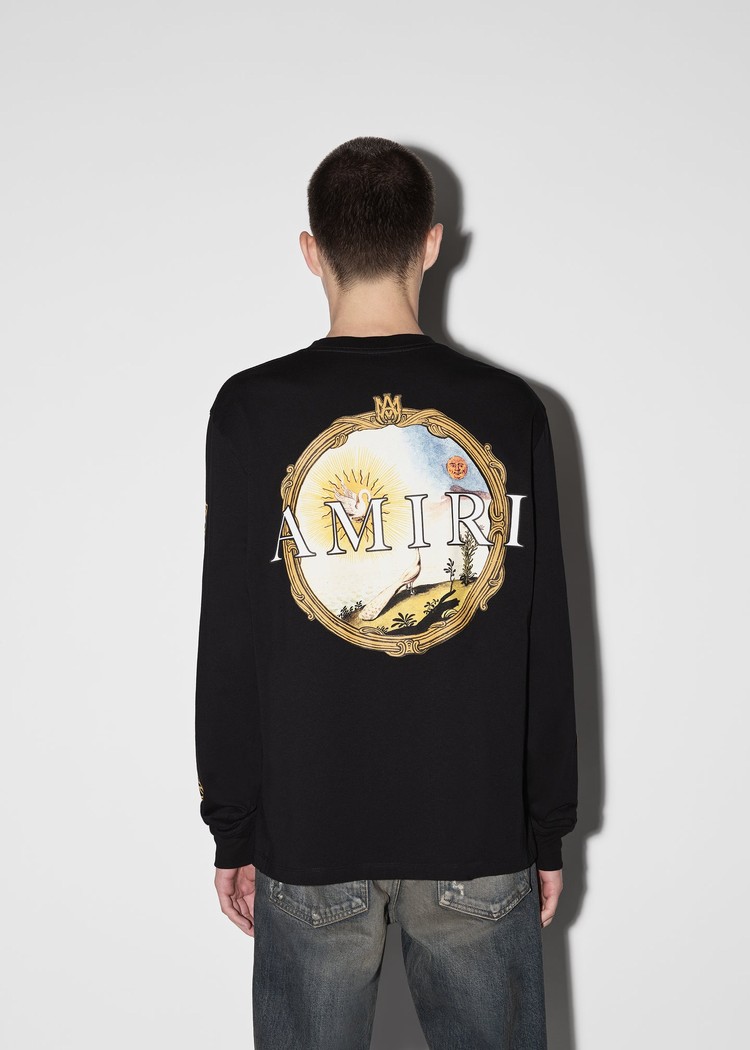 T Shirts Amiri Alchemy Frame Long Sleeve   | YLF-3192706