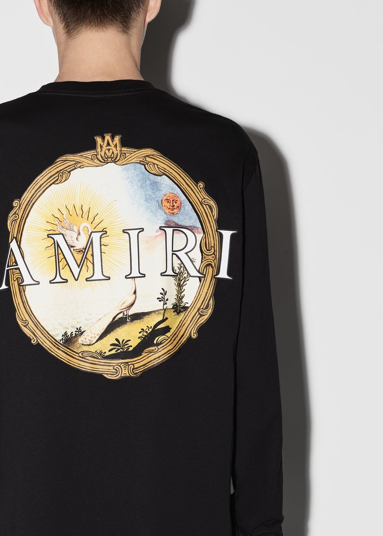 T Shirts Amiri Alchemy Frame Long Sleeve   | YLF-3192706