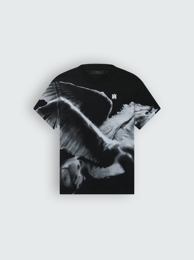 T Shirts Amiri Oversized Pegasus   | JSD-7061206