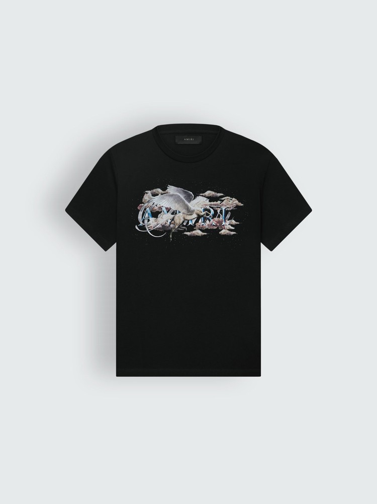 T Shirts Amiri Pegasus Script Logo   | ZHS-2398848