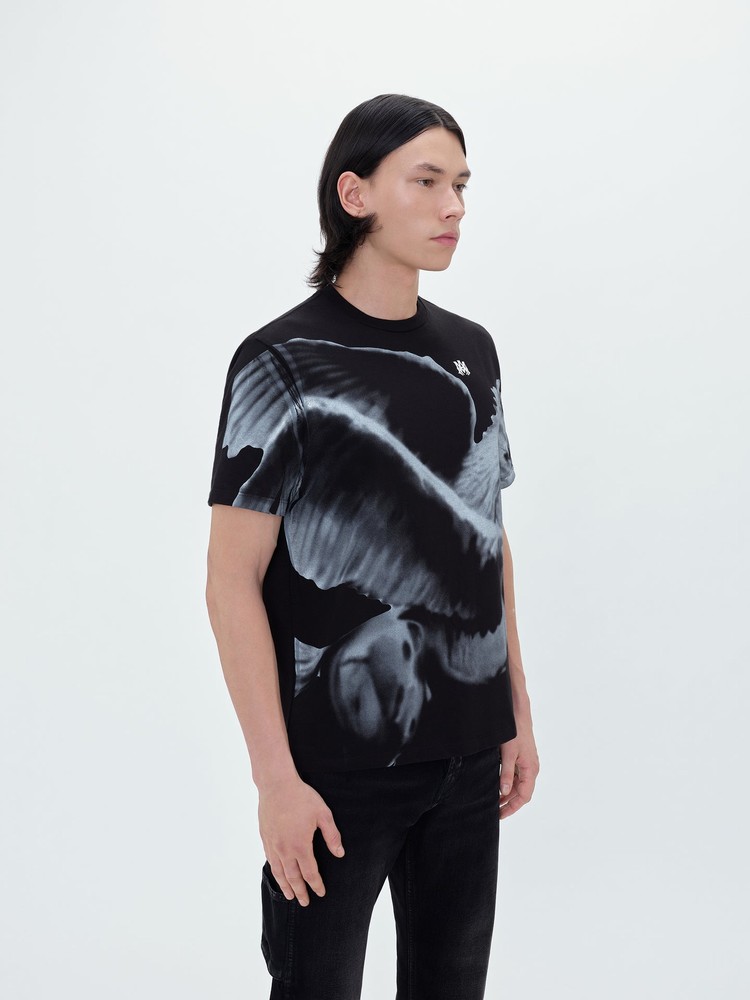 T Shirts Amiri Oversized Pegasus   | JSD-7061206