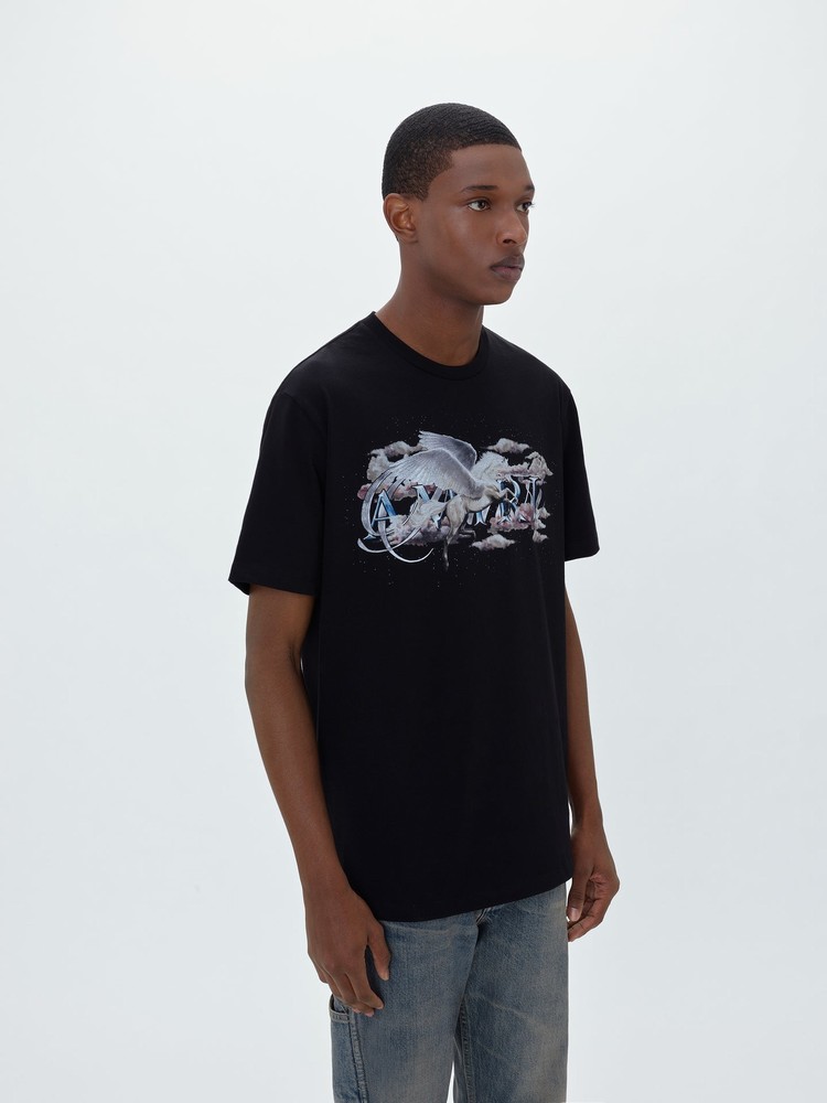 T Shirts Amiri Pegasus Script Logo   | ZHS-2398848