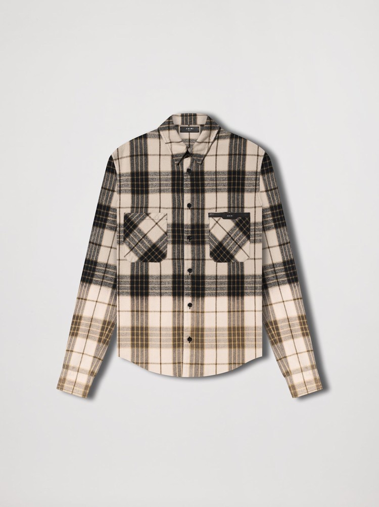 Chemises Amiri Dip Dye Plaid   | DWJ-2871178