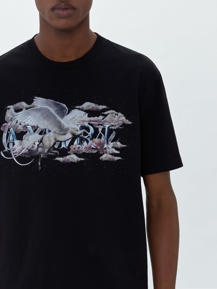 T Shirts Amiri Pegasus Script Logo   | ZHS-2398848