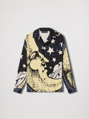 Chemises Amiri Crescent Moon Face Long Sleeve Pj   | GTY-9715490