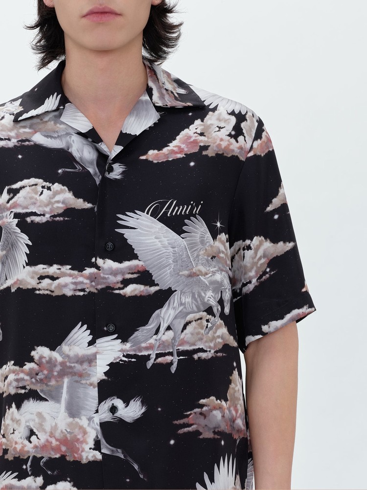 Chemises Amiri All Over Pegasus Bowling   | LGQ-3280136