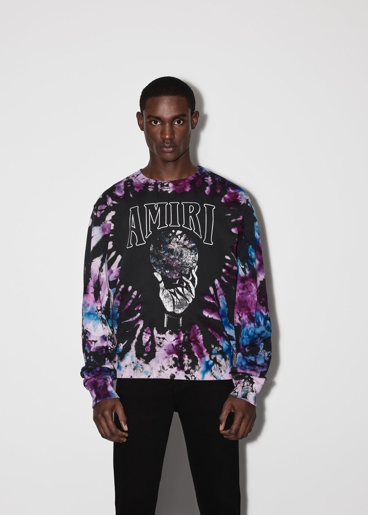 Sweats Amiri Crystal Ball Tie-dye Crewneck   | FEC-7477928