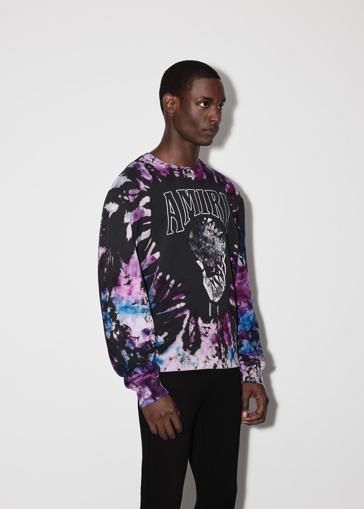 Sweats Amiri Crystal Ball Tie-dye Crewneck   | FEC-7477928