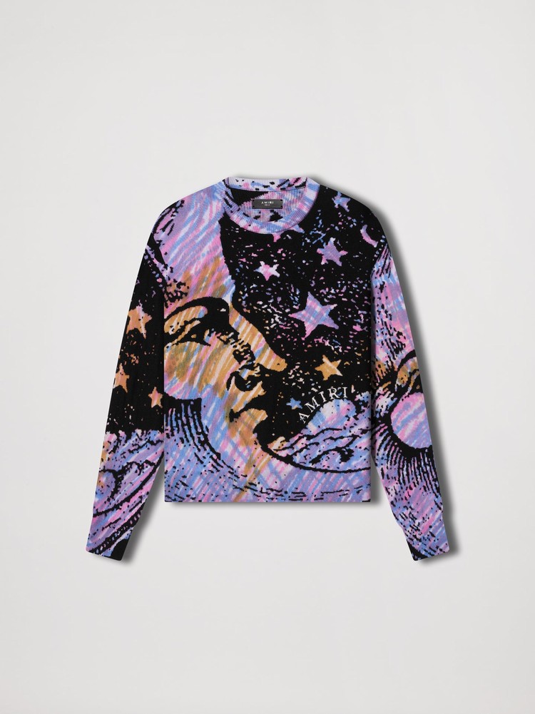 Sweats Amiri Tie Dye Moon Crewneck   | MBU-0263125