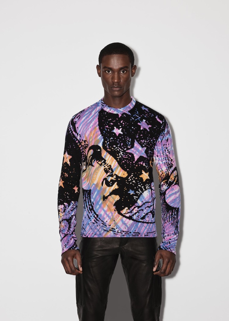 Sweats Amiri Tie Dye Moon Crewneck   | MBU-0263125