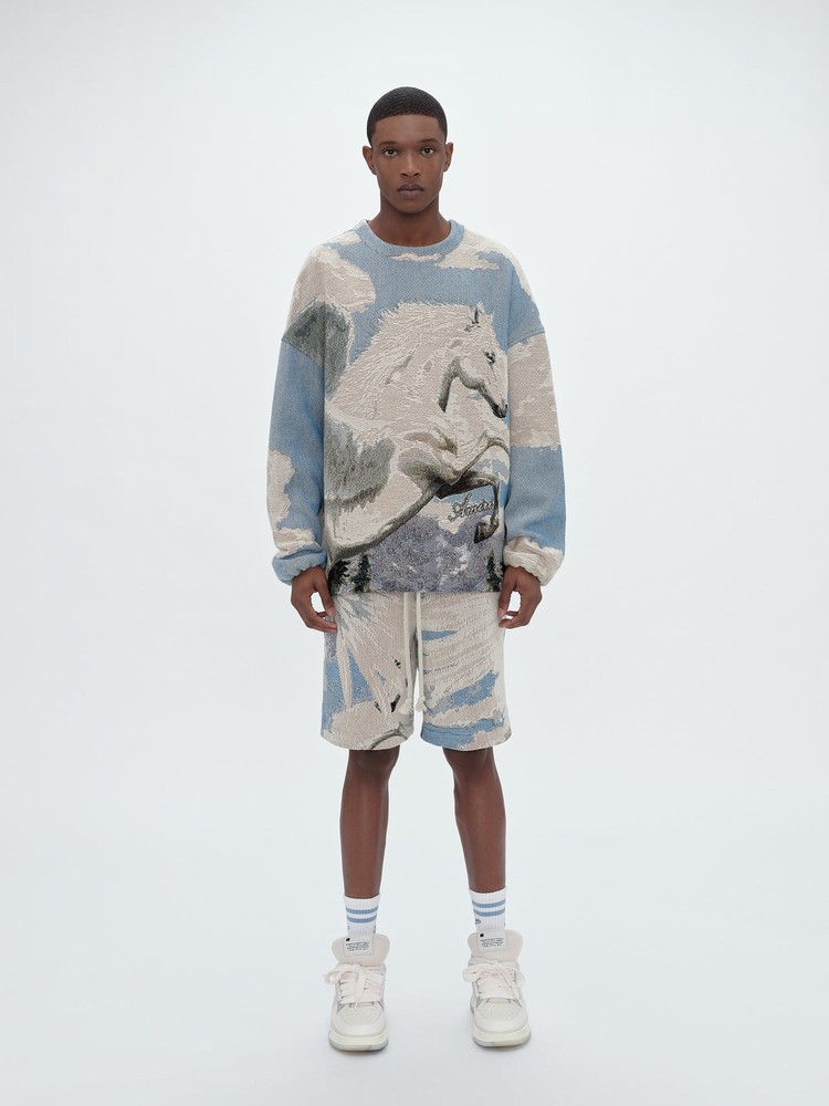 Sweats Amiri Tapestry Pegasus Crew   | RLF-0965224