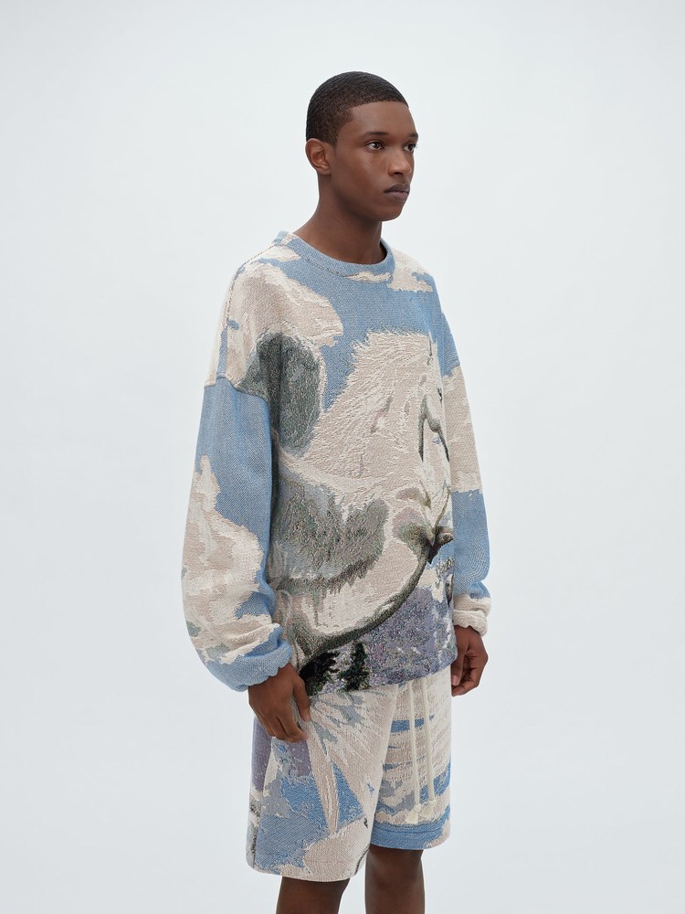 Sweats Amiri Tapestry Pegasus Crew   | RLF-0965224