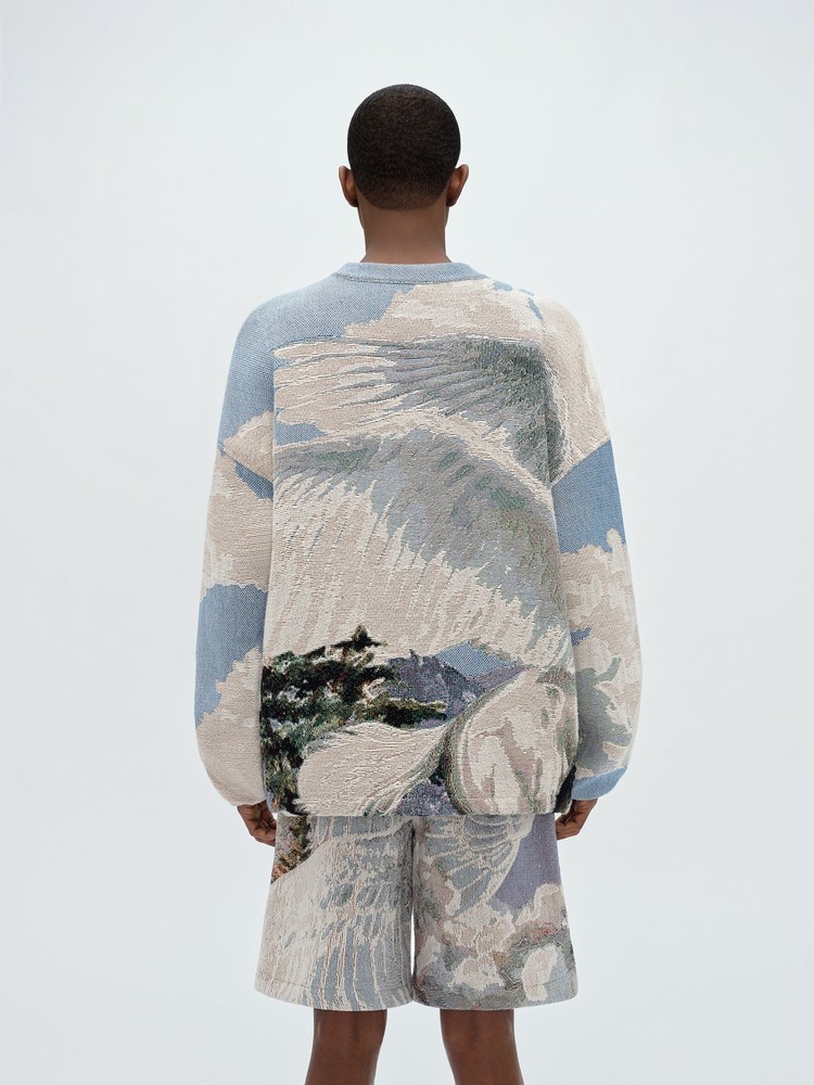 Sweats Amiri Tapestry Pegasus Crew   | RLF-0965224