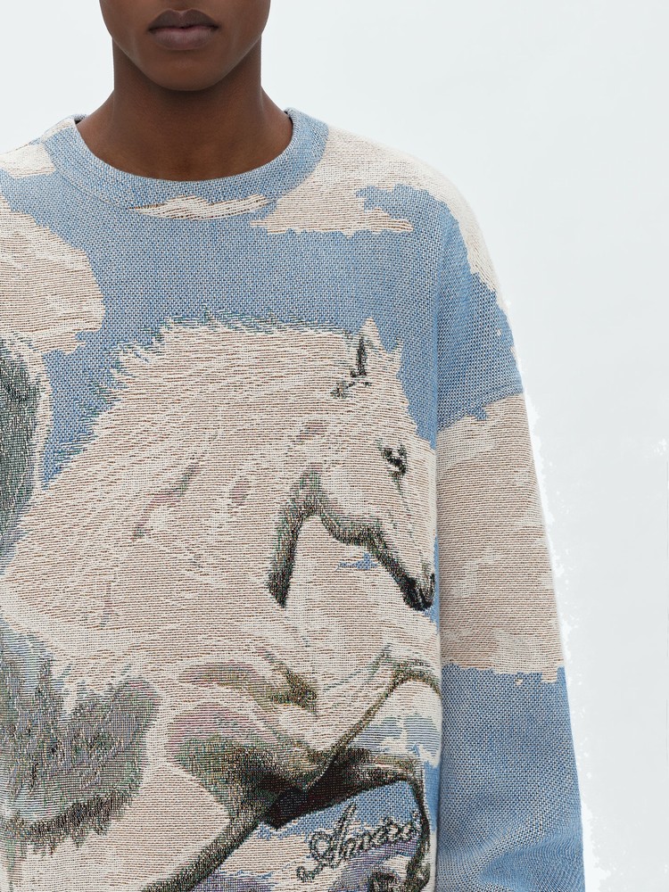 Sweats Amiri Tapestry Pegasus Crew   | RLF-0965224