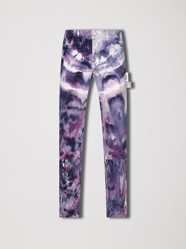 Jean Amiri Cracked Tie Dye Carpenter   | NSV-0057238