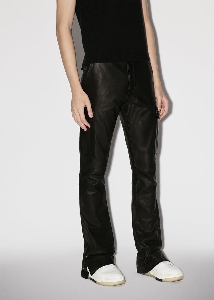 Pantalon Amiri Cuir Cargo Flare   | UDQ-1466527