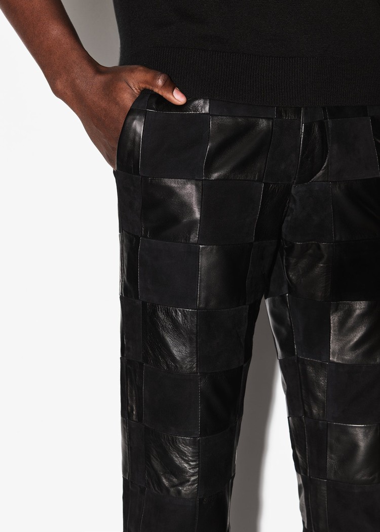 Pantalon Amiri Mixed Check Patch Flare   | LHX-6701548