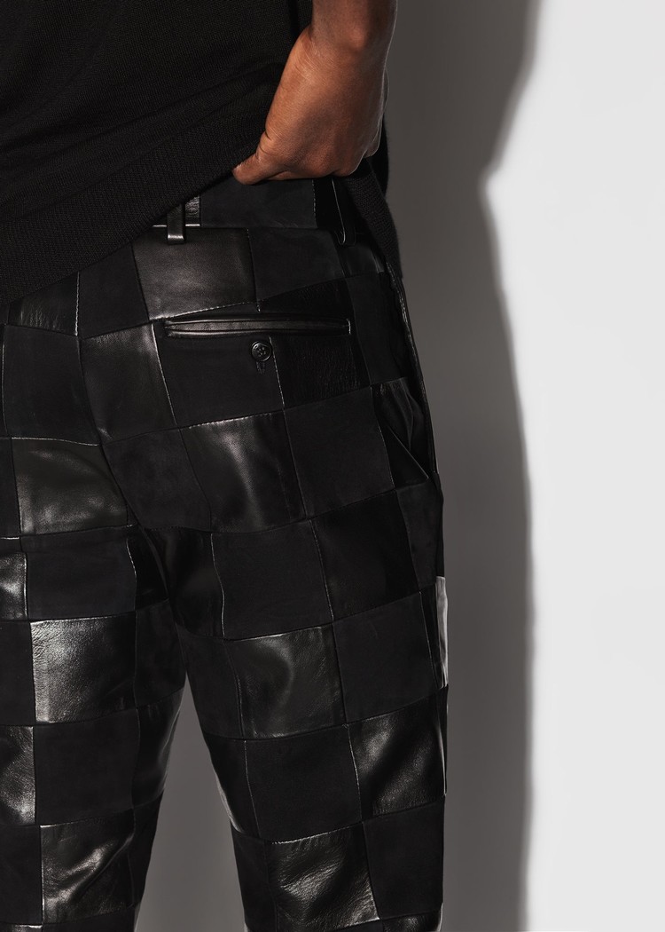 Pantalon Amiri Mixed Check Patch Flare   | LHX-6701548