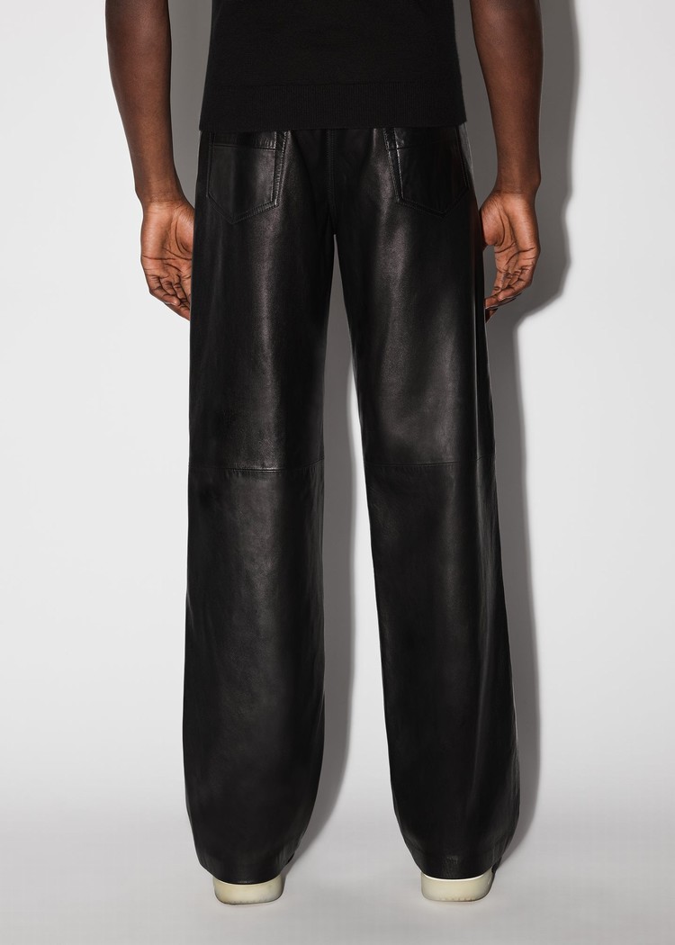 Pantalon En Cuir Amiri Plonge 5 Pocketgy   | RMF-4428051