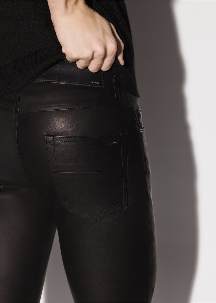 Pantalon En Cuir Amiri 5 Pocket   | ZBO-2721803