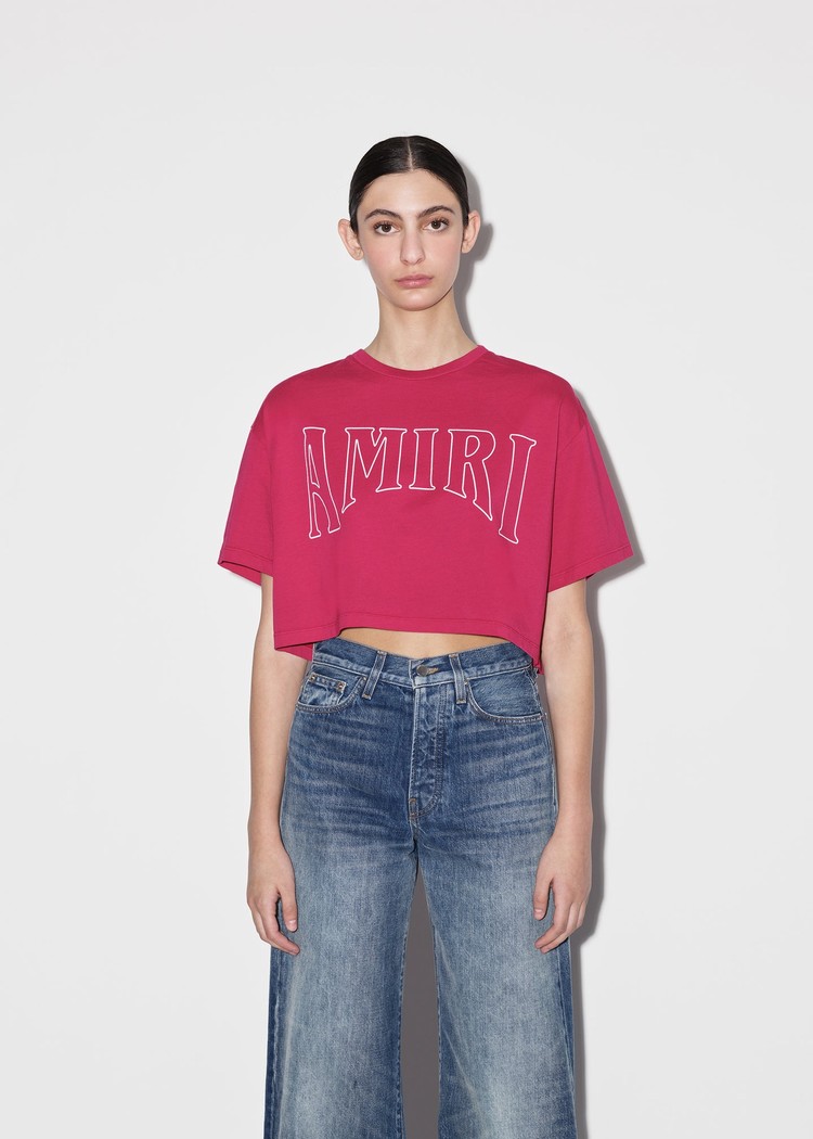 T Shirts Amiri Sun Cropped   | WHR-7590855