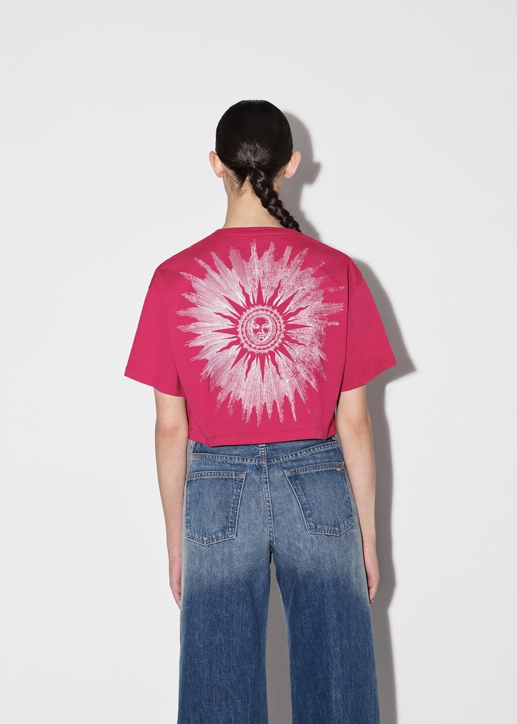 T Shirts Amiri Sun Cropped   | WHR-7590855