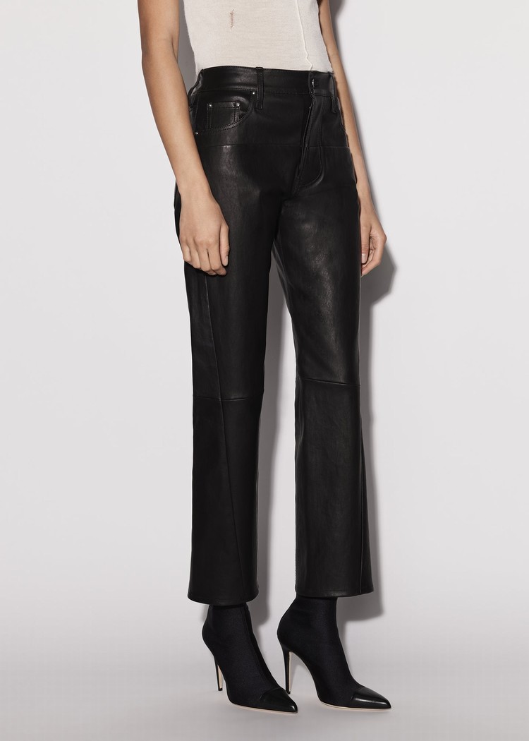 Pantalon Amiri Cuir 5 Pocket Droit   | XOP-8770363