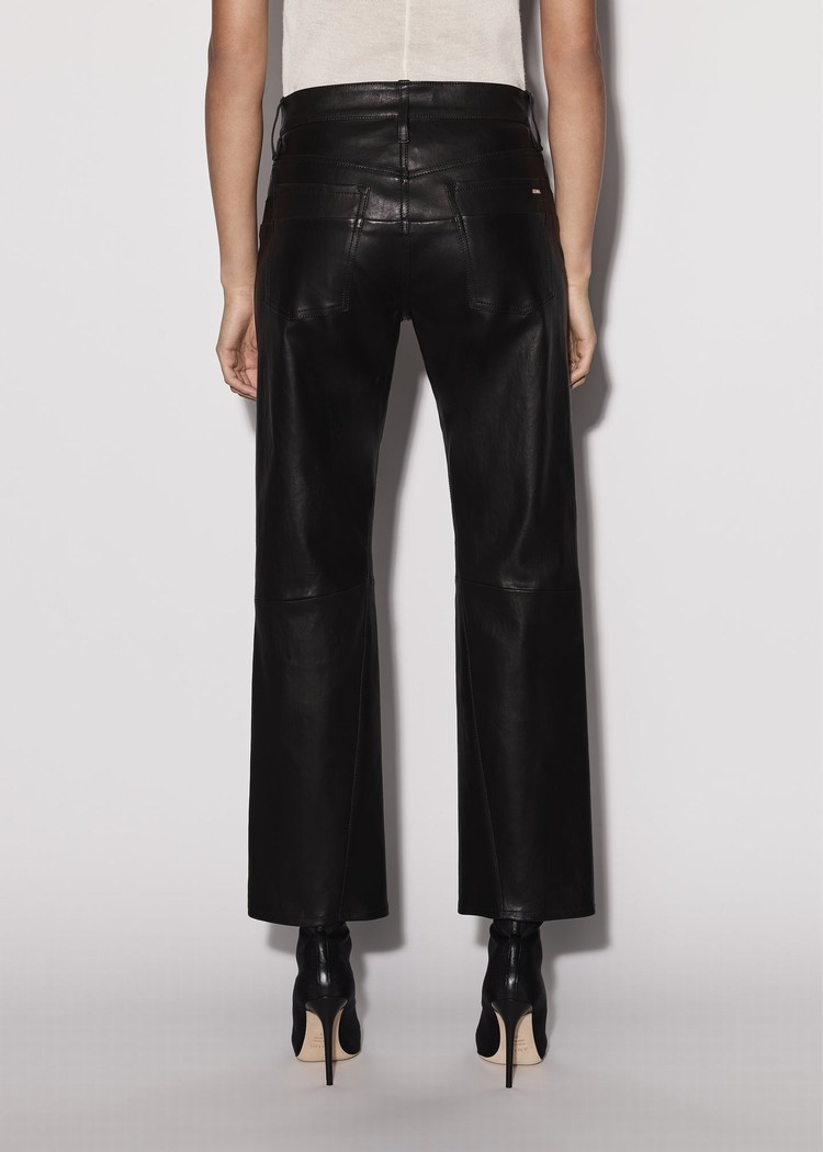 Pantalon Amiri Cuir 5 Pocket Droit   | XOP-8770363