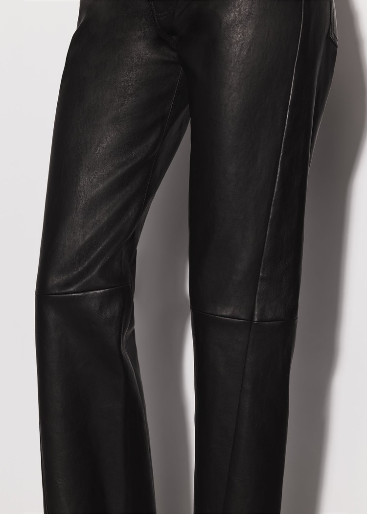 Pantalon Amiri Cuir 5 Pocket Droit   | XOP-8770363